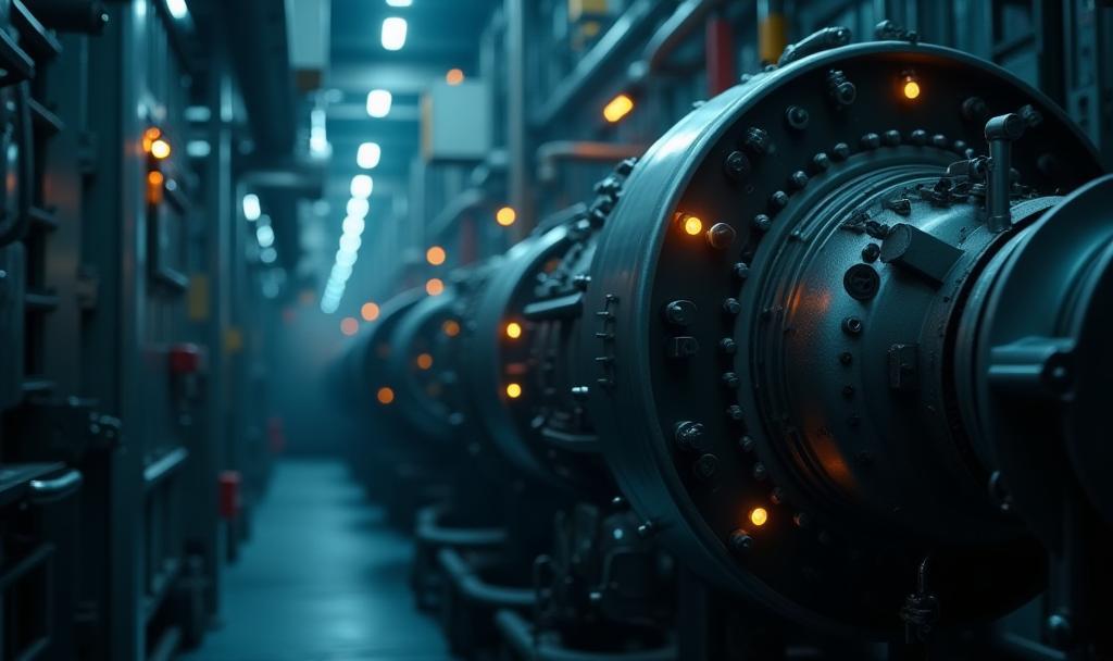 Industrial machinery background