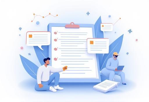 Illustration representing feedback collection